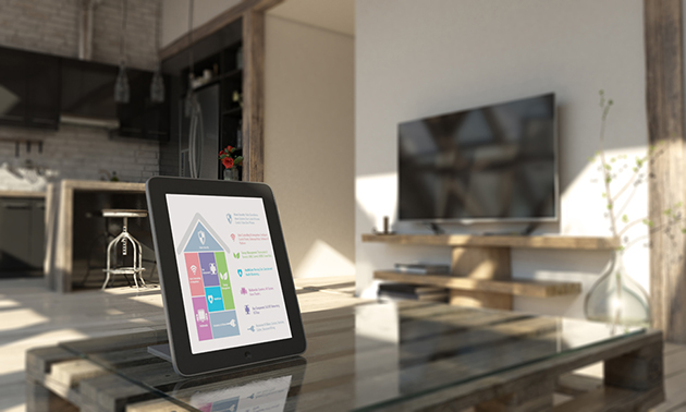 Smart Home Control With Tablet