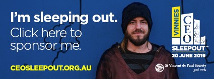 Donate Now to Vinnies CEO Sleepout