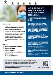 Download our factsheet on helping prevent the spread of coronavirus